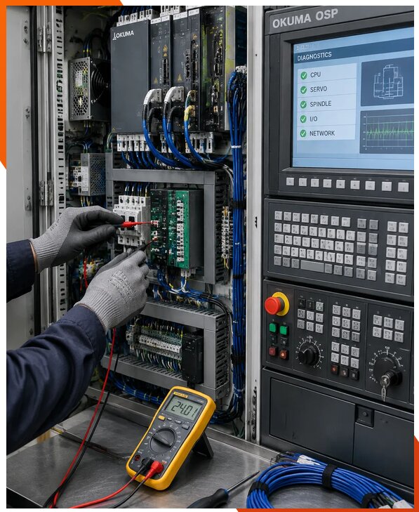 Ремонт систем ЧПУ Okuma OSP в Нижнеудинске